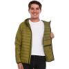imageSpyder Packable Puffer Jacket Men with Hood Lightweight Winter Jackets for MenGreen