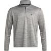 imageSpyder Mens Quarter Zip Pullover Sweatshirt  Moisture Wicking Shirts for Men  14 Zip Pullover Mens Golf Sweaters for MenHeather Grey