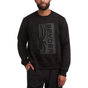 imageSpyder Mens Active Sweatshirt  Athletic Performance Fleece Classic Crewneck Pullover Sweatshirt for Men Sizes SXXLBlack