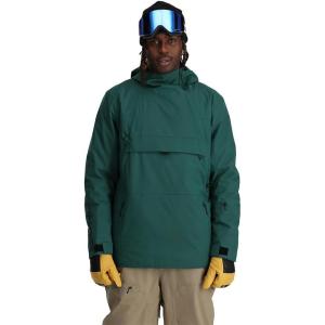 imageSpyder Mens All Out Insulated Anorak Ski JacketCypress Green