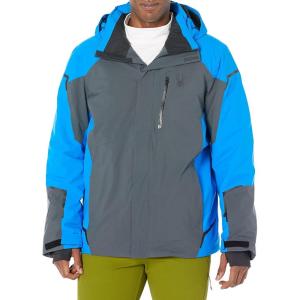 imageSpyder Mens Copper Insulated Ski Snow Hooded JacketEbony Collegiate