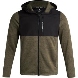 imageSpyder Mens Fleece Jacket  Performance Full Zip Sweater Jackets for Men  Outdoor Hiking Workout Mens Lightweight JacketsOlive Black