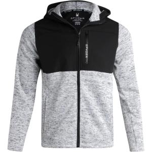 imageSpyder Mens Fleece Jacket  Performance Full Zip Sweater Jackets for Men  Outdoor Hiking Workout Mens Lightweight JacketsStone