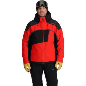 imageSpyder Mens Leader Insulated Hooded Ski Snow JacketVolcano