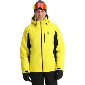 imageSpyder Mens Vertex Insulated Ski Snow Hooded Snow JacketAcid Yellow