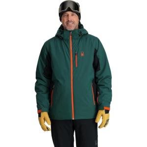 imageSpyder Mens Vertex Insulated Ski Snow Hooded Snow JacketCypress Green