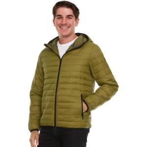 imageSpyder Packable Puffer Jacket Men with Hood Lightweight Winter Jackets for MenGreen