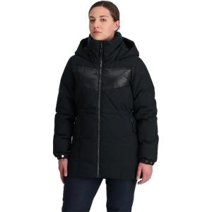 imageSpyder Womens Eastwood Long Down Hooded JacketBlack