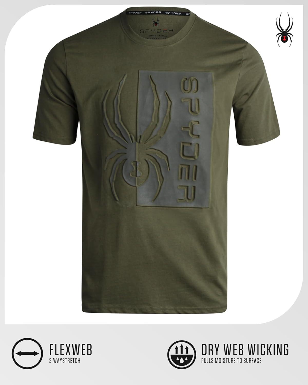 imageSpyder Mens Graphic TShirts  Soft Cotton Blend Classic Crewneck Short Sleeve Shirts for Men Casual Shirts for Daily WearSage