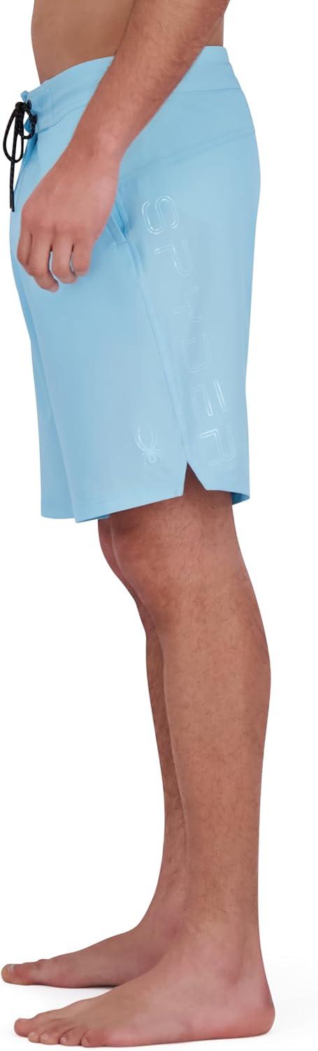 imageSpyder Mens Swim Trunks Stretch QuickDry 9 Inseam Board Shorts UPF Pockets Brief LinerOld Goa