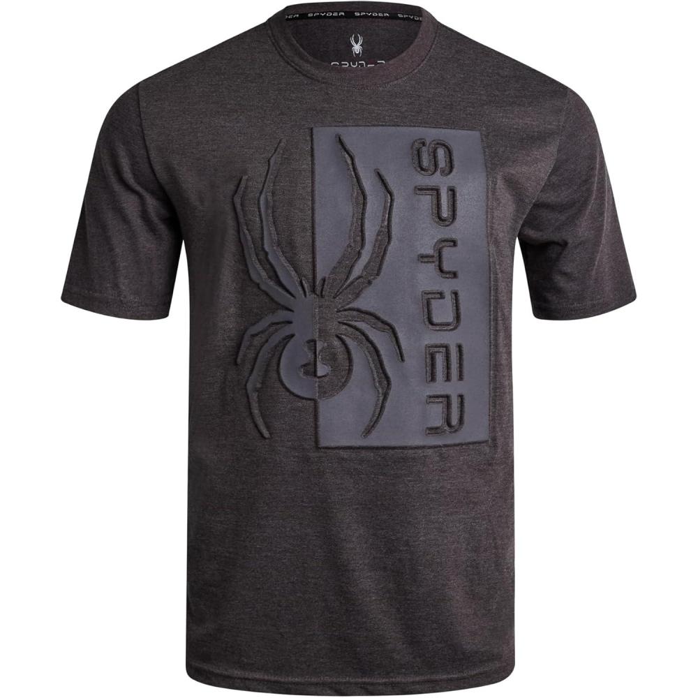 imageSpyder Mens Graphic TShirts  Soft Cotton Blend Classic Crewneck Short Sleeve Shirts for Men Casual Shirts for Daily WearPolar Logo