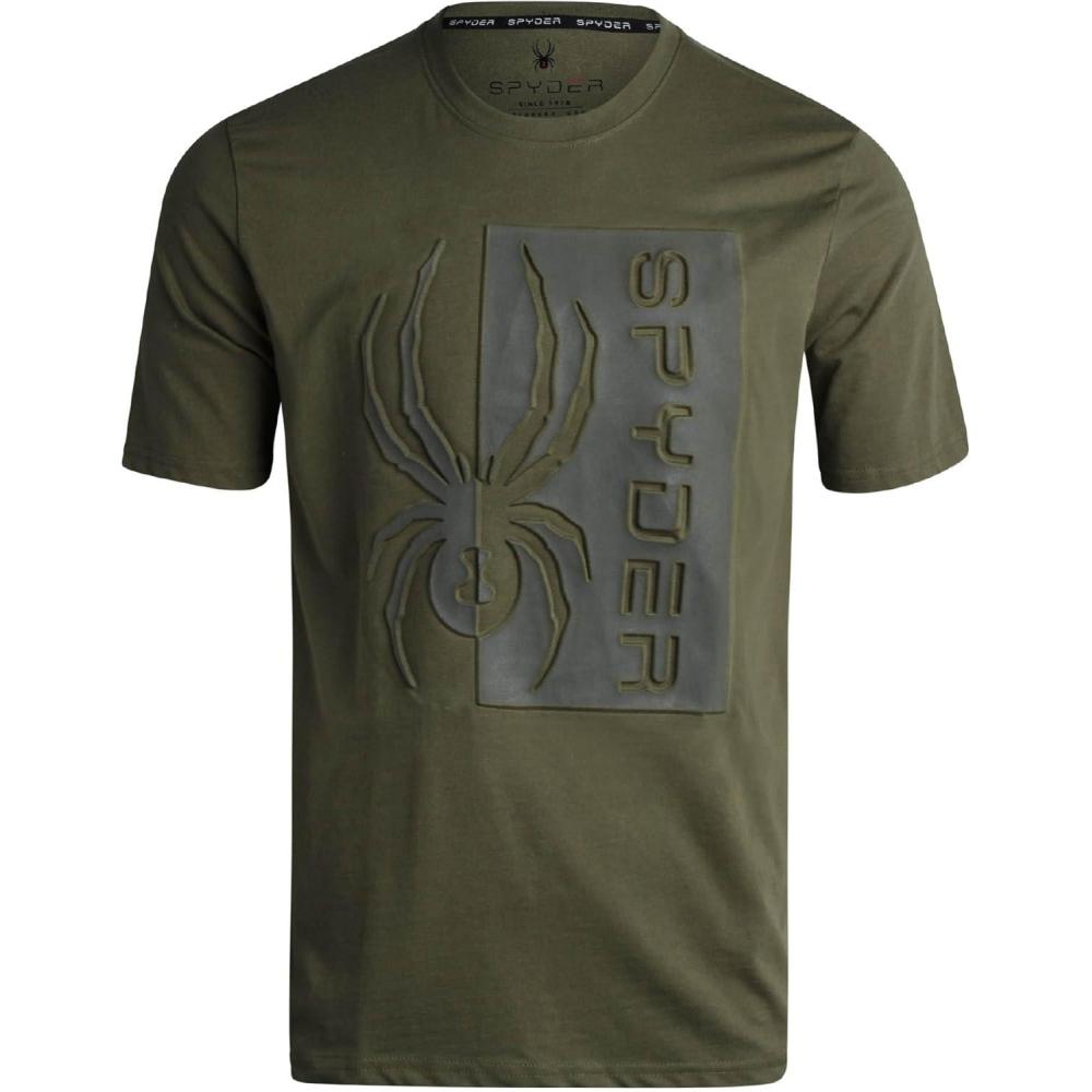 imageSpyder Mens Graphic TShirts  Soft Cotton Blend Classic Crewneck Short Sleeve Shirts for Men Casual Shirts for Daily WearSage
