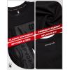 imageSpyder Mens Graphic TShirts  Soft Cotton Blend Classic Crewneck Short Sleeve Shirts for Men Casual Shirts for Daily WearBlack Logo