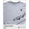 imageSpyder Mens Long Sleeve Tee Shirts  Mountain Top Printed Crewneck Graphic Tee  Casual Long Sleeve Shirts for Men SXXLGrey Heather