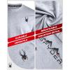 imageSpyder Mens Long Sleeve Tee Shirts  Mountain Top Printed Crewneck Graphic Tee  Casual Long Sleeve Shirts for Men SXXLGrey Heather