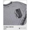 imageSpyder Mens Long Sleeve Tee Shirts  Mountain Top Printed Crewneck Graphic Tee  Casual Long Sleeve Shirts for Men SXXLHeather Grey Logo