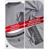imageSpyder Mens Long Sleeve Tee Shirts  Mountain Top Printed Crewneck Graphic Tee  Casual Long Sleeve Shirts for Men SXXLHeather Grey Logo