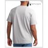 imageSpyder Mens Shirts  Moisture Wicking Short Sleeve Henley Shirts for Men  Lightweight Quick Dry Athletic Shirt Sizes SXLPewter