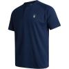 imageSpyder Mens Shirts  Moisture Wicking Short Sleeve Henley Shirts for Men  Lightweight Quick Dry Athletic Shirt Sizes SXLNavy