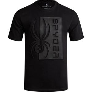 imageSpyder Mens Graphic TShirts  Soft Cotton Blend Classic Crewneck Short Sleeve Shirts for Men Casual Shirts for Daily WearBlack Logo