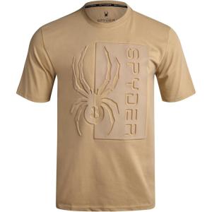imageSpyder Mens Graphic TShirts  Soft Cotton Blend Classic Crewneck Short Sleeve Shirts for Men Casual Shirts for Daily WearSand Logo