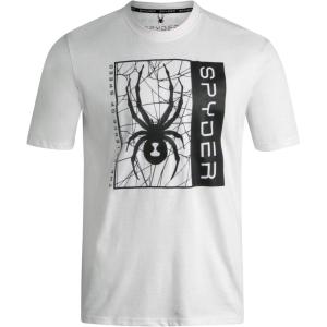imageSpyder Mens Graphic TShirts  Soft Cotton Blend Classic Crewneck Short Sleeve Shirts for Men Casual Shirts for Daily WearWhite Spyder