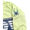 imageSpyder Boys Web Half Zip TNeckLime Ice