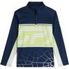 imageSpyder Boys Web Half Zip TNeckTrue Navy