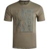 imageSpyder Mens Graphic TShirts  Soft Cotton Blend Classic Crewneck Short Sleeve Shirts for Men Casual Shirts for Daily WearBrown Stone