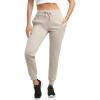 imageSpyder Womens Jogger Pants  Slim Fit Athletic Sweatpants Women  High Waisted Soft Brushed Fleece Joggers for WomenSandstorm