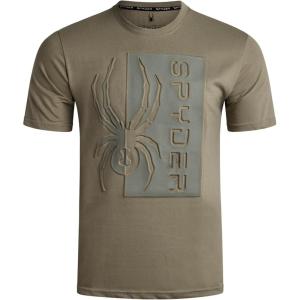 imageSpyder Mens Graphic TShirts  Soft Cotton Blend Classic Crewneck Short Sleeve Shirts for Men Casual Shirts for Daily WearBrown Stone