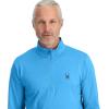 imageSpyder Mens Prospect Half Zip TNeckAether Blue