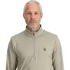 imageSpyder Mens Prospect Half Zip TNeckConcrete