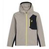 imageSpyder mens Bandit Hooded Zip Ski Mid Layer Sweater JacketConcrete