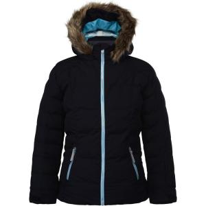 imageSpyder Girls Zadie Insulated Ski JacketBlack Bahama Blue