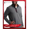 imageSpyder Mens Quarter Zip Pullover Sweater  Performance Grid Fleece 14 Zip Pullover Mens Sweatshirt for Golf Hiking RunningGrey