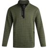 imageSpyder Mens Quarter Zip Pullover Sweater  Performance Grid Fleece 14 Zip Pullover Mens Sweatshirt for Golf Hiking RunningOlive