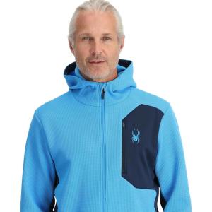 imageSpyder mens Bandit Hooded JacketAether Blue