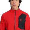 imageSpyder Mens Bandit Hybrid Full Zip Mid Layer JacketSpyder Red