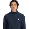 imageSpyder Mens Bandit Hybrid Full Zip Mid Layer JacketTrue Navy