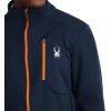 imageSpyder Mens Bandit Hybrid Full Zip Mid Layer JacketTrue Navy