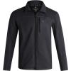 imageSpyder Mens Fleece Jacket  Polar Fleece Suede Mens Jacket Lightweight UPF 30 Athletic Zip Up 2 Way Stretch Coat for MenBlack