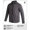 imageSpyder Mens Fleece Jacket  Polar Fleece Suede Mens Jacket Lightweight UPF 30 Athletic Zip Up 2 Way Stretch Coat for MenHeather Grey