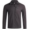 imageSpyder Mens Fleece Jacket  Polar Fleece Suede Mens Jacket Lightweight UPF 30 Athletic Zip Up 2 Way Stretch Coat for MenDark Grey