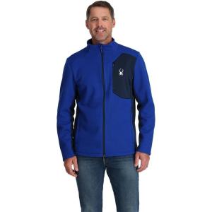 imageSpyder Mens Bandit Hybrid Full Zip Mid Layer JacketElectric Blue