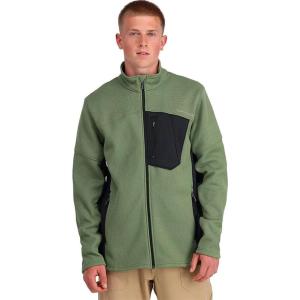 imageSpyder Mens Bandit Hybrid Full Zip Mid Layer JacketPine