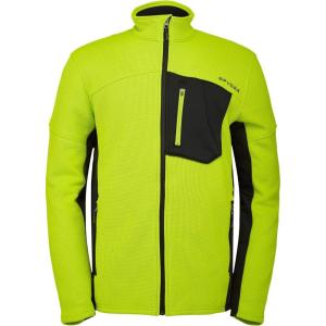 imageSpyder Mens Bandit Hybrid Full Zip Mid Layer JacketSharp Lime