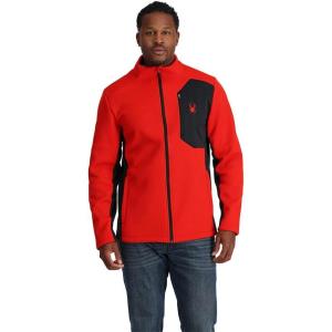 imageSpyder Mens Bandit Hybrid Full Zip Mid Layer JacketVolcano