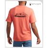 imageSpyder Mens TShirts  Soft Cotton Blend Short Sleeve Graphic Tees Crew Neck Tshirt for Men  Casual Shirts for Daily WearBurnt Orange
