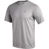 imageSpyder Mens Athletic Shirts  Moisture Wicking Short Sleeve Crewneck Workout Shirts for Men  Relaxed Fit Mens Shirts for GymLight Grey